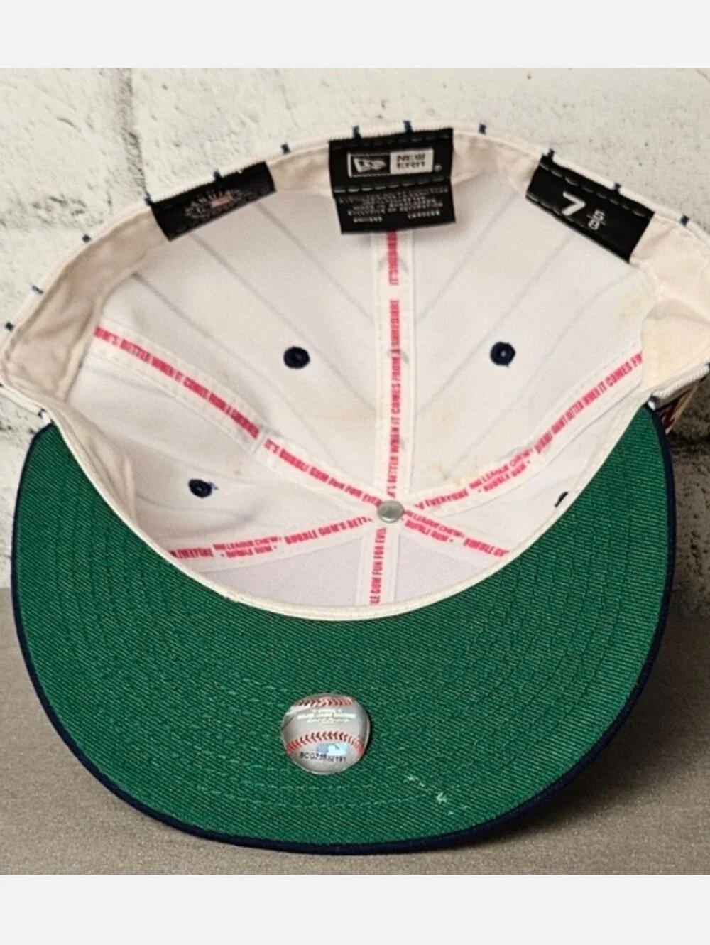 New Era 59FIFTY NY Yankees Pinstripe Fitted Hat 7 5/8 MLB